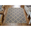 Oriental Weavers moda flatweave trellis grey Brown Kitchen  Geometric Rug.