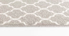 Serdim Rugs gel back trellis grey Grey Living Room Geometric Rug.