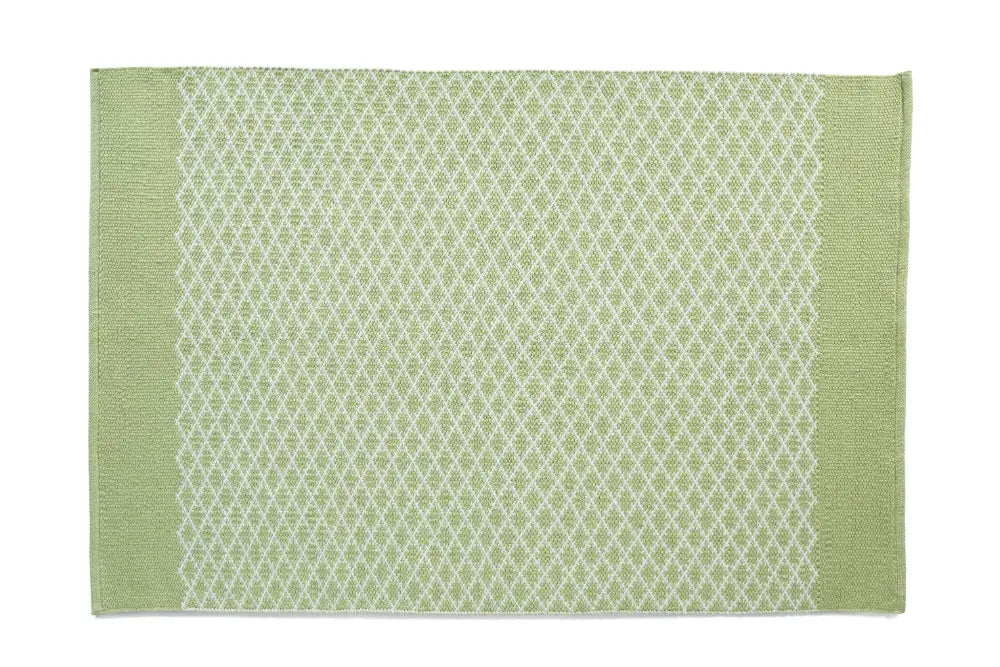 Hug Woven Trellis Green Rug