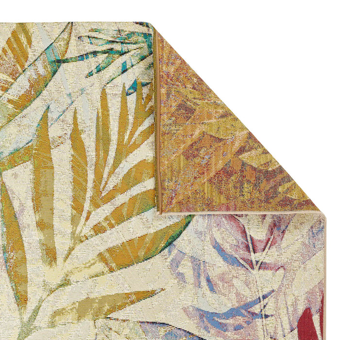 Oriental Weavers tropicana ow 51 x Ivory, Multicoloured Living Room Floral Rug.