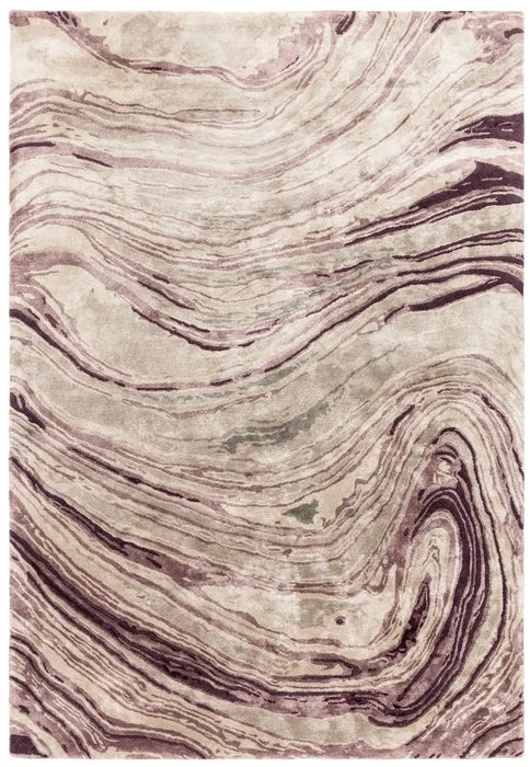 Asiatic katherine carnaby tuscany amethyst marble  Living Room Wool Rug.