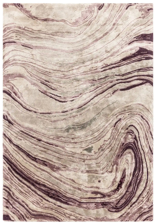Asiatic katherine carnaby tuscany amethyst marble  Living Room Wool Rug.