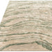 Asiatic katherine carnaby tuscany tourmaline marble Green, Beige Living Room Wool Rug.