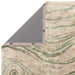 Asiatic katherine carnaby tuscany tourmaline marble Green, Beige Living Room Wool Rug.
