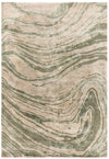 Asiatic katherine carnaby tuscany tourmaline marble Green, Beige Living Room Wool Rug.