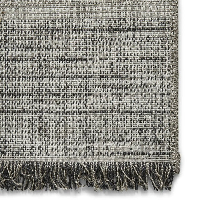 Think Rugs tweed think 9743 silver Grey Outdoor  Flat Weave Rug.