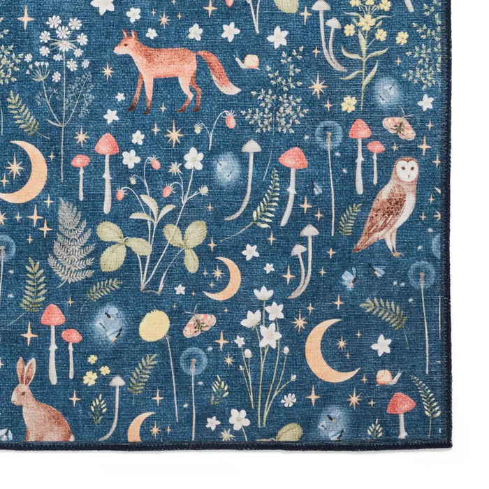 Twilight Animals Blue - Washable