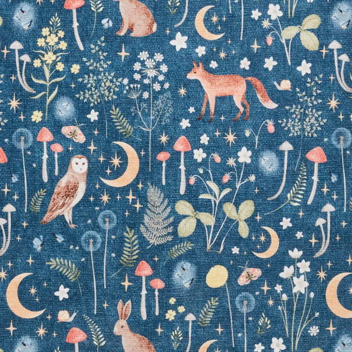 Twilight Animals Blue - Washable