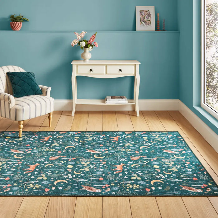 Twilight Animals Green - Washable