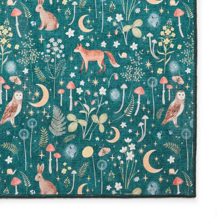 Twilight Animals Green - Washable