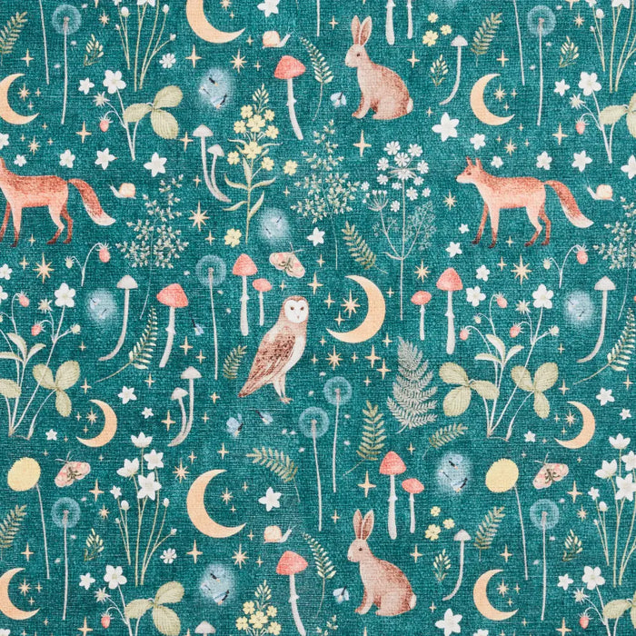Twilight Animals Green - Washable
