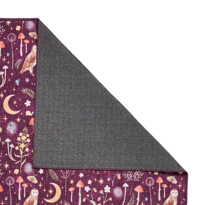 Twilight Animals Plum - Washable