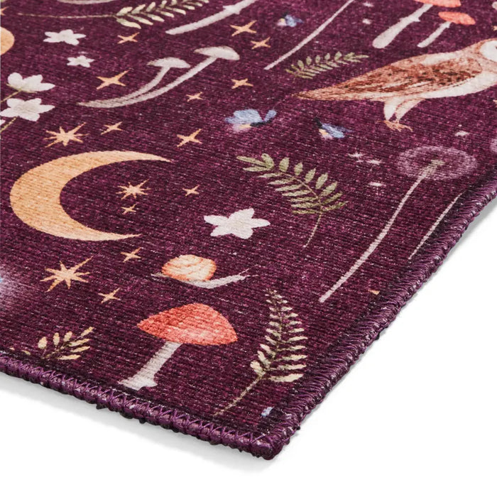 Twilight Animals Plum - Washable