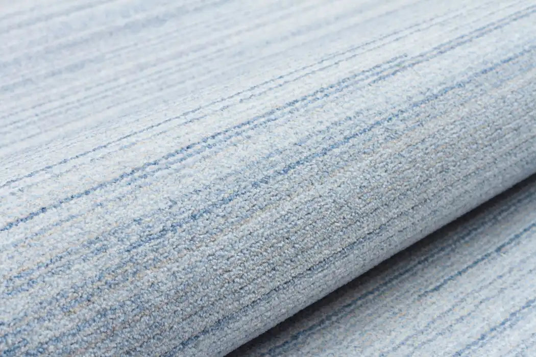 Concept Looms uni uni904 sky Blue Living Room Striped Rug.