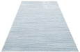 Concept Looms uni uni904 sky Blue Living Room Striped Rug.