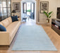 Concept Looms uni uni904 sky Blue Living Room Striped Rug.