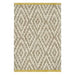 Scion scion screen printed uteki slate 023604 Grey, Ivory, Multicoloured Living Room Geometric Rug.