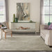 Nourison venosa vsn01 green ivory Green, Ivory Living Room Geometric Rug.