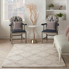 Nourison venosa vsn01 ivory grey Grey, Ivory Living Room Geometric Rug.
