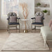 Nourison venosa vsn01 ivory grey Grey, Ivory Living Room Geometric Rug.