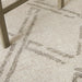 Nourison venosa vsn01 ivory grey Grey, Ivory Living Room Geometric Rug.