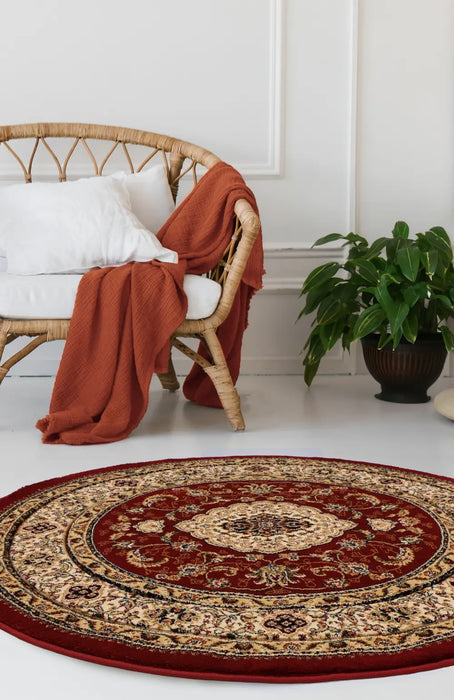 Red Female Rug VICTORIA TRADITIONAL RED Red Rug — RugsDirect Online