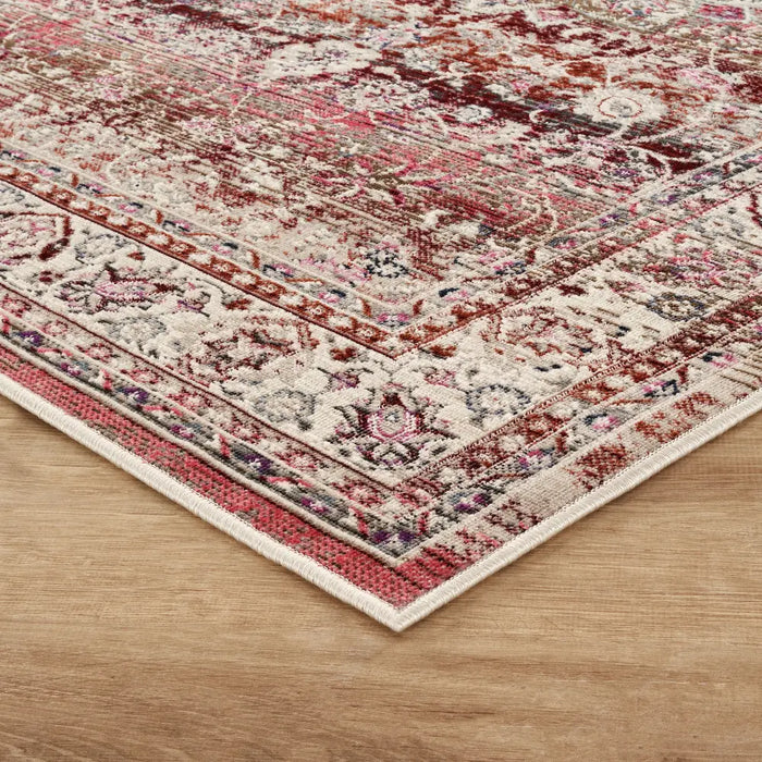 【1980s Vintage】151cm × 89cm ラホール産 ラグ Vintage Kashan VKA01 Red Rugs - Buy VKA01 Red Rugs Online from