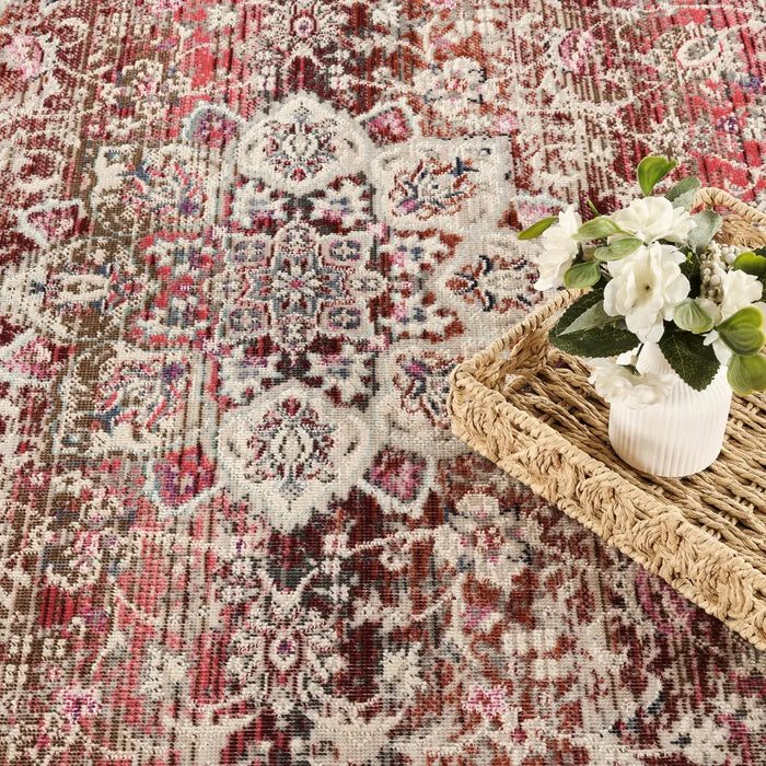 116×216 \"late afternoon\" ViNTAGE RUG Vintage Kashan VKA02 Ivory Rugs - Buy VKA02 Ivory Rugs Online from