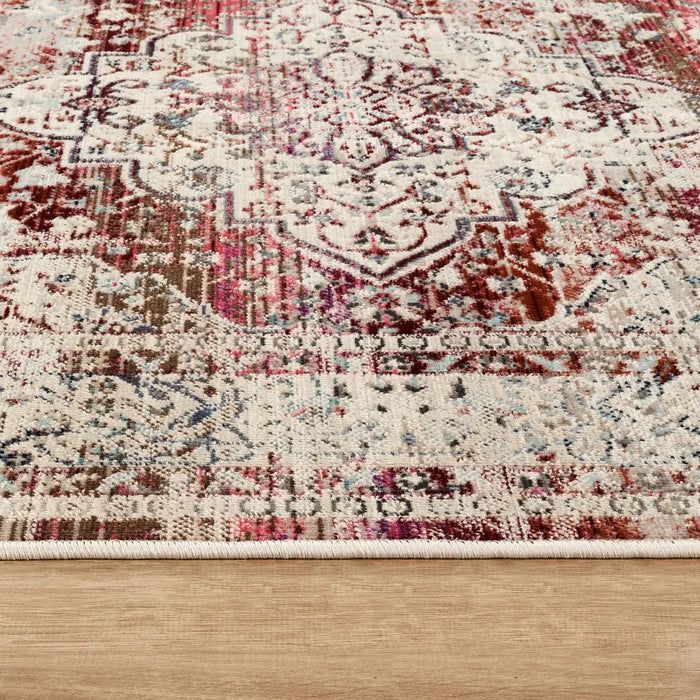 Vintage Kashan VKA07 Red Ivory Rug