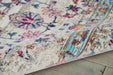 Nourison vintage kashan vka02 ivory Ivory, Multicoloured Living Room Floral Rug.