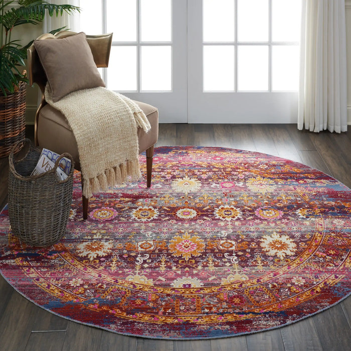 Vintage Kashan VKA03 Red Multi Rugs - Buy VKA03 Red Multi Rugs Online ...