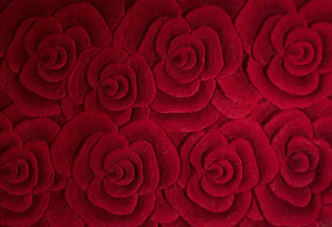 Think Rugs valentine vl 10 red Red  Wool Rug.