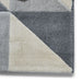 Think Rugs vancouver 18214 grey Grey Living Room Geometric Rug.