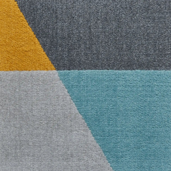 Vancouver 18487 Grey Blue Yellow Rugs Buy 18487 Grey Blue Yellow Rugs