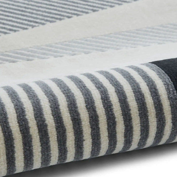 Vancouver 18488 Grey Black Rugs Buy 18488 Grey Black Rugs Online from