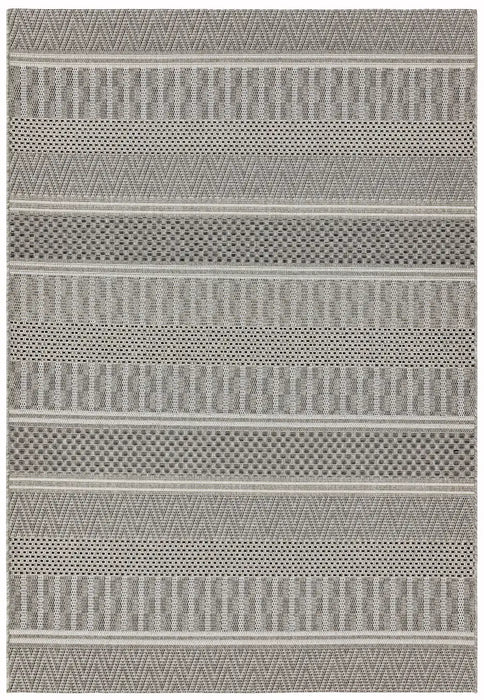 Asiatic varanda va04 natural stripe Grey Living Room Geometric Rug.