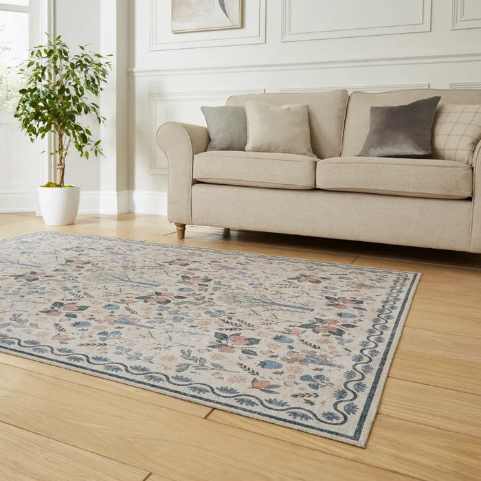 Versailles H1373 Beige/Blue Washable