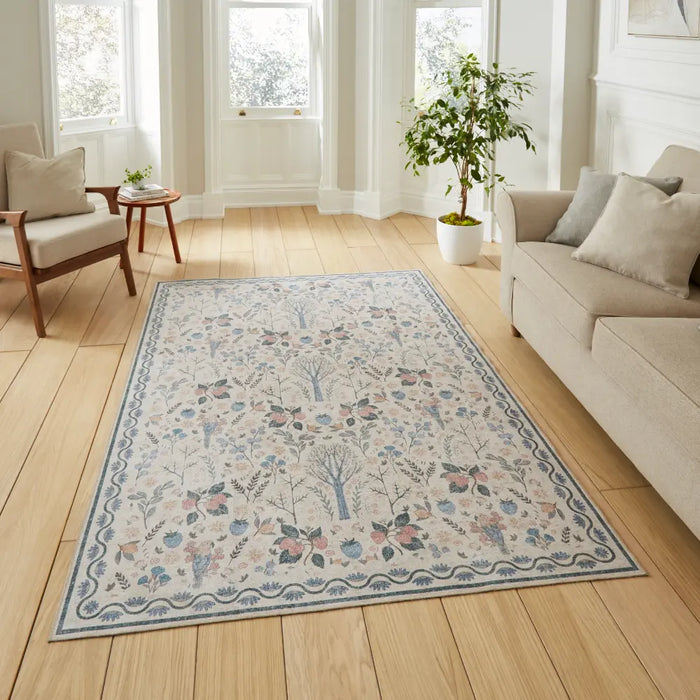 Versailles H1373 Beige/Blue Washable
