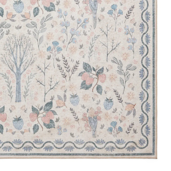 Versailles H1373 Beige/Blue Washable