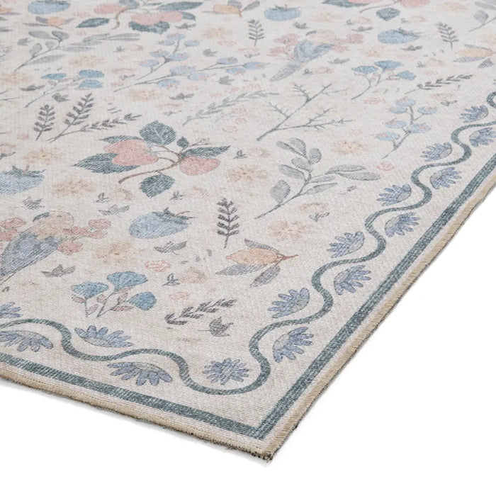 Versailles H1373 Beige/Blue Washable