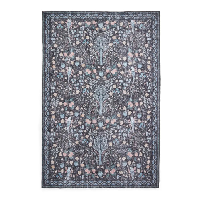 Versailles H1373 Black/Blue Washable