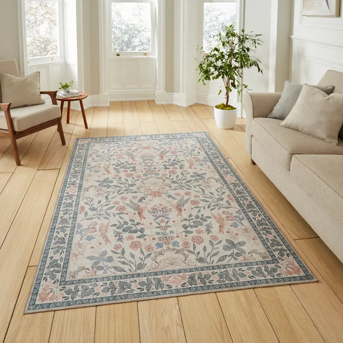 Versailles H1423 Beige/Blue Washable