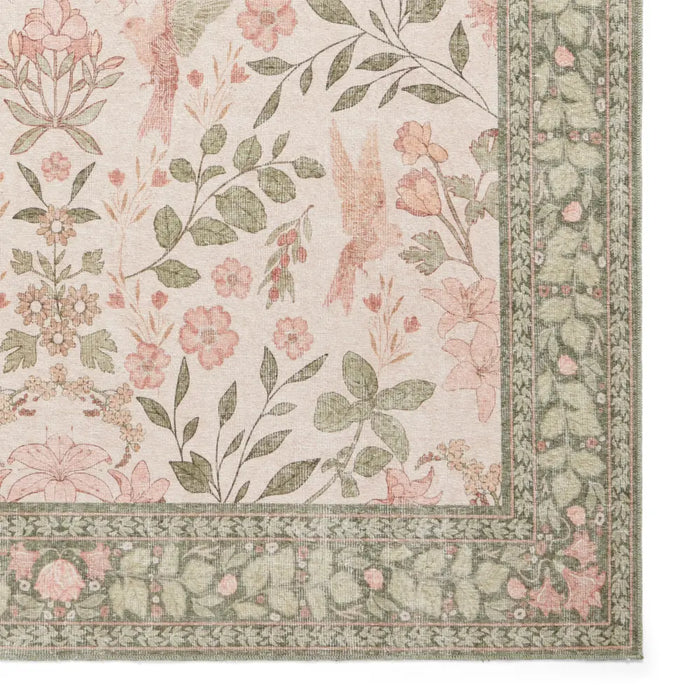 Versailles H1423 Beige/Green Washable