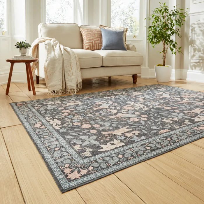 Versailles H1423 Dark Blue Washable