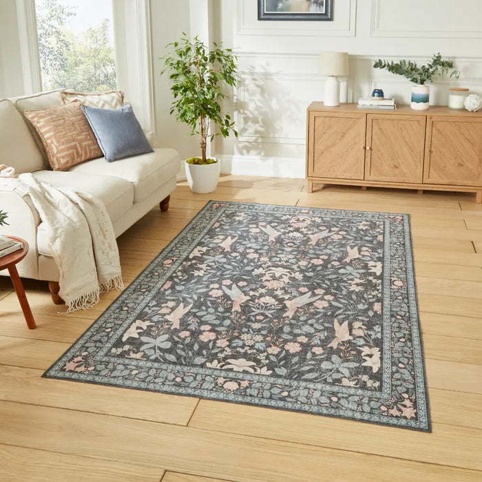 Versailles H1423 Dark Blue Washable