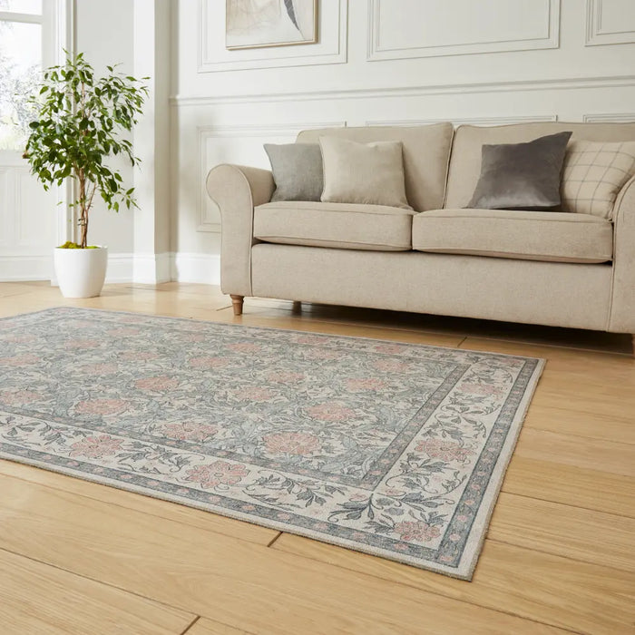 Versailles H1424 Beige/Blue Washable
