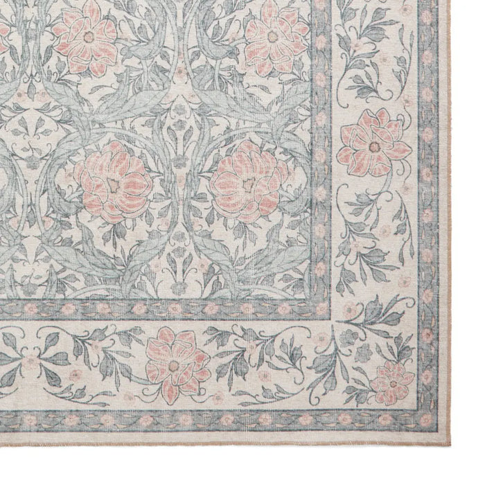 Versailles H1424 Beige/Blue Washable
