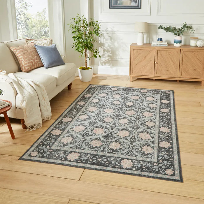 Versailles H1424 Dark Blue Washable
