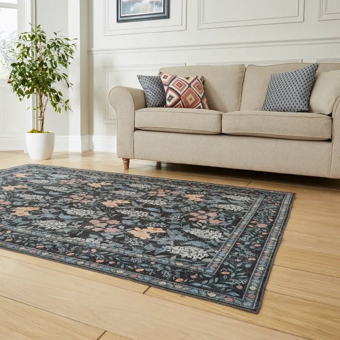 Versailles H1425 Dark Blue Washable