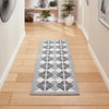 Victoria H1184 Grey/Dark Grey Washable Rug